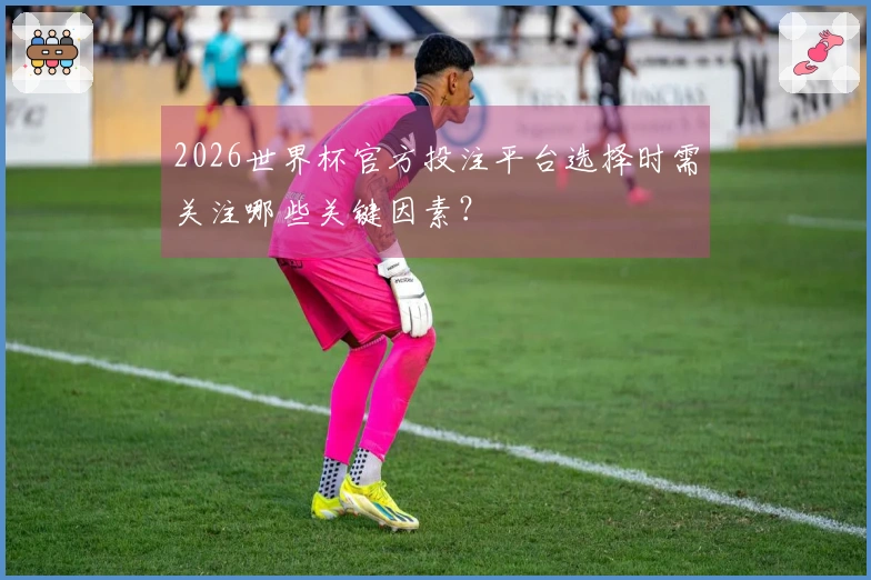 2026世界杯官方投注平台选择时需关注哪些关键因素？