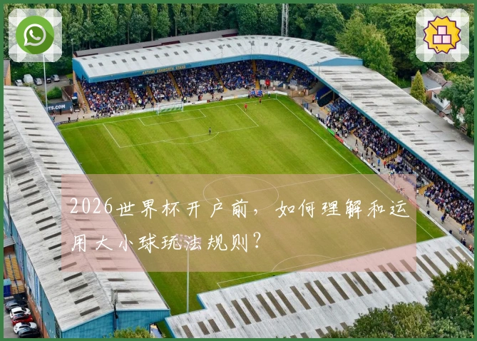 2026世界杯开户前，如何理解和运用大小球玩法规则？